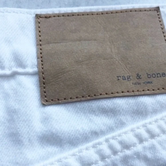 Rag & Bone Shorts Optic White Vintage Cut Off Size 31 NWT - Picture 6 of 12